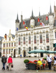 Magnificent Stadhuis and Old Court of Justice on Burg Square